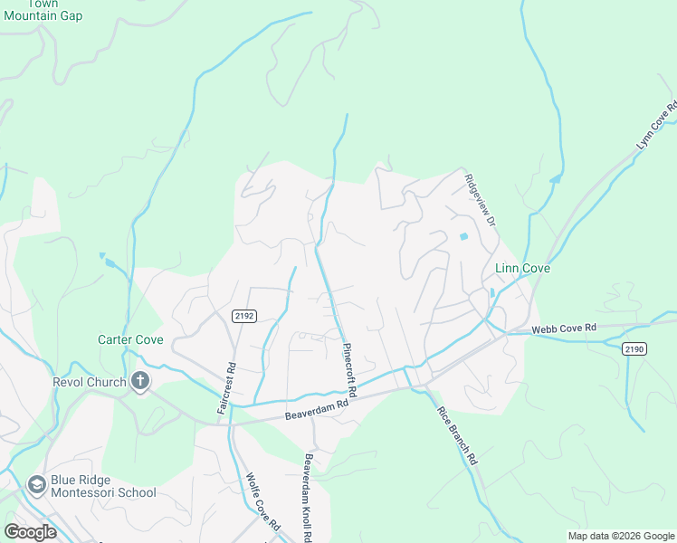 map of restaurants, bars, coffee shops, grocery stores, and more near 79 South Black Oak Drive in Asheville