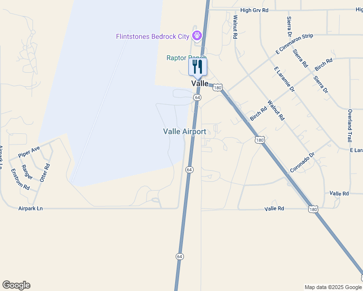 map of restaurants, bars, coffee shops, grocery stores, and more near 660 Mustang Way in Williams
