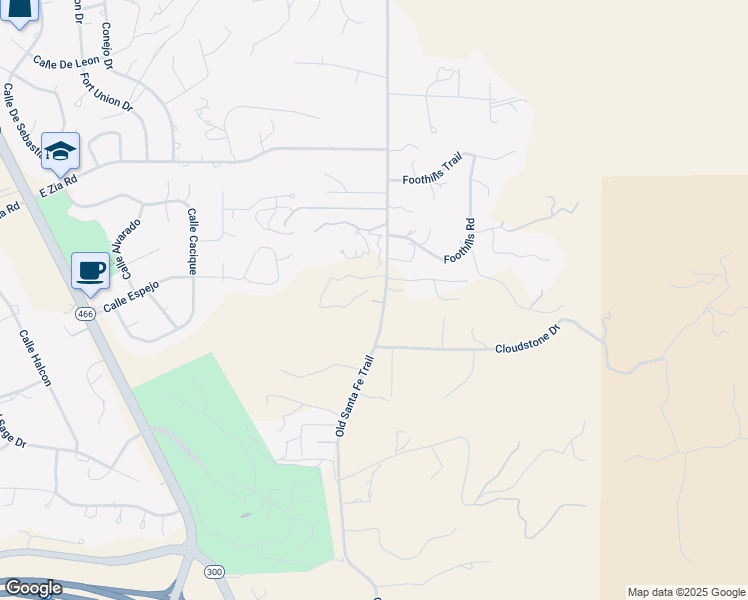 map of restaurants, bars, coffee shops, grocery stores, and more near 63 Lincoln Avenue in Santa Fe