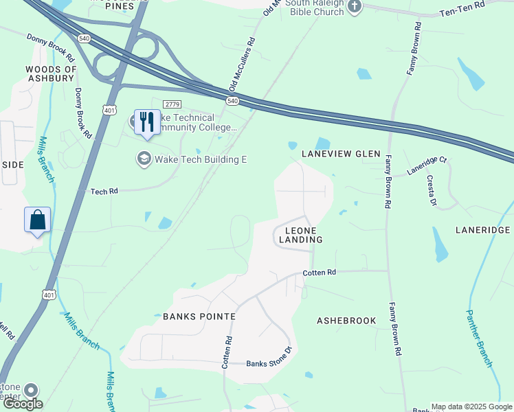 map of restaurants, bars, coffee shops, grocery stores, and more near 3116 Constance Circle in Raleigh
