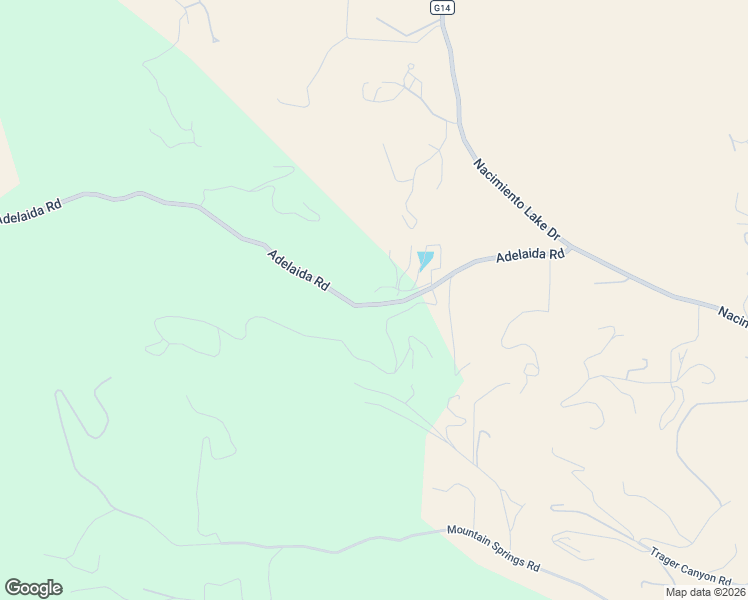 map of restaurants, bars, coffee shops, grocery stores, and more near 1950 Adelaida Road in Paso Robles