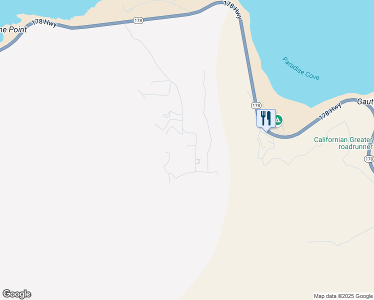 map of restaurants, bars, coffee shops, grocery stores, and more near 5201 Yankee Canyon Drive in Lake Isabella