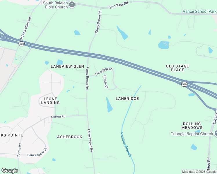 map of restaurants, bars, coffee shops, grocery stores, and more near 4636 Cresta Drive in Raleigh