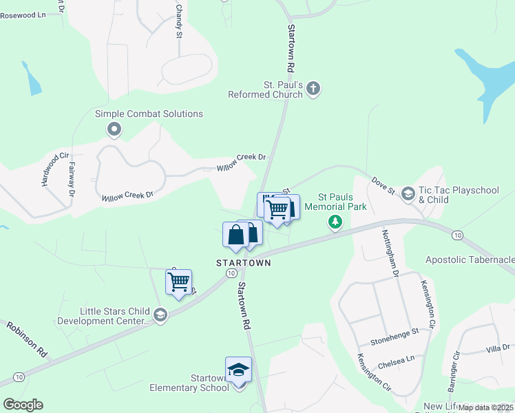 map of restaurants, bars, coffee shops, grocery stores, and more near in Newton