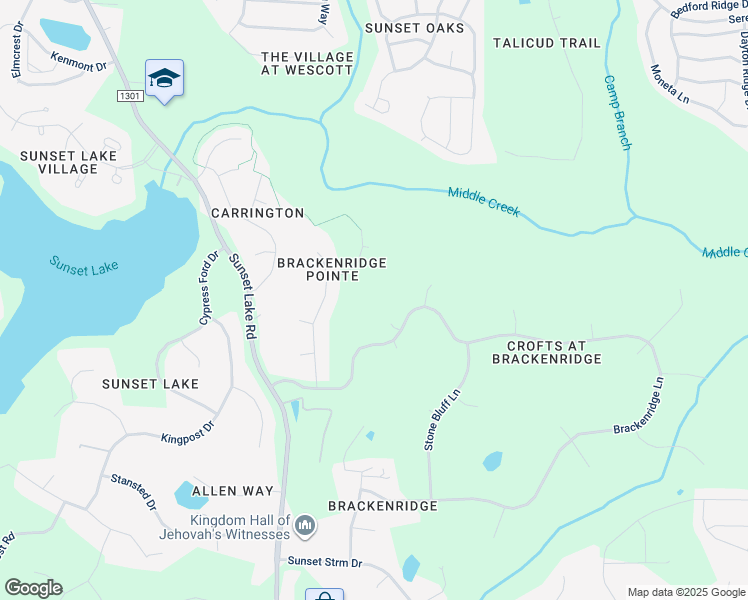 map of restaurants, bars, coffee shops, grocery stores, and more near 4801 Leithcroft Place in Fuquay Varina
