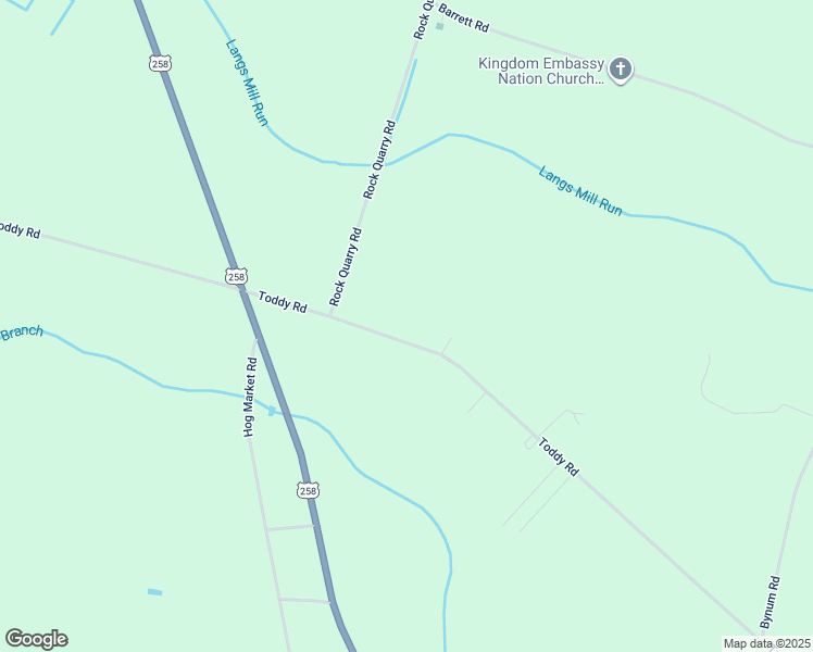 map of restaurants, bars, coffee shops, grocery stores, and more near 5340 Toddy Road in Farmville
