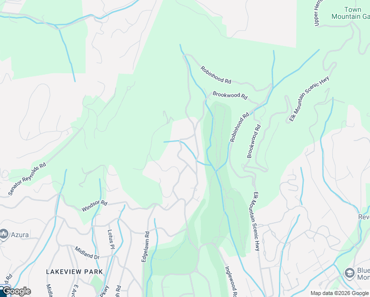map of restaurants, bars, coffee shops, grocery stores, and more near 10 Brookwood Road in Asheville