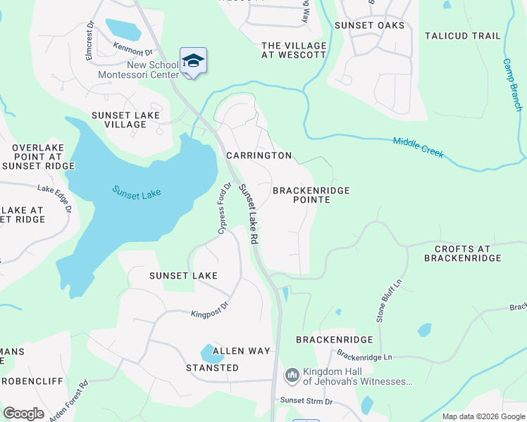 map of restaurants, bars, coffee shops, grocery stores, and more near 105 Quarryrock Road in Holly Springs