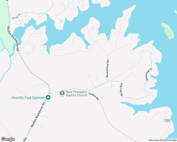 map of restaurants, bars, coffee shops, grocery stores, and more near 8466 Dog Leg Road in Lake Norman of Catawba