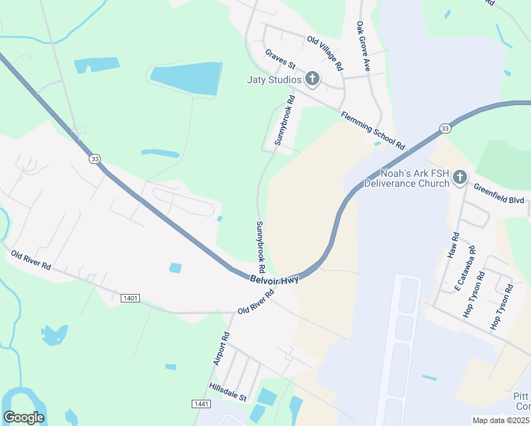 map of restaurants, bars, coffee shops, grocery stores, and more near 2193-2195 Sunnybrook Road in Greenville