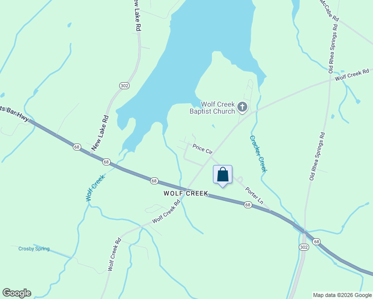 map of restaurants, bars, coffee shops, grocery stores, and more near 164 Price Circle in Spring City