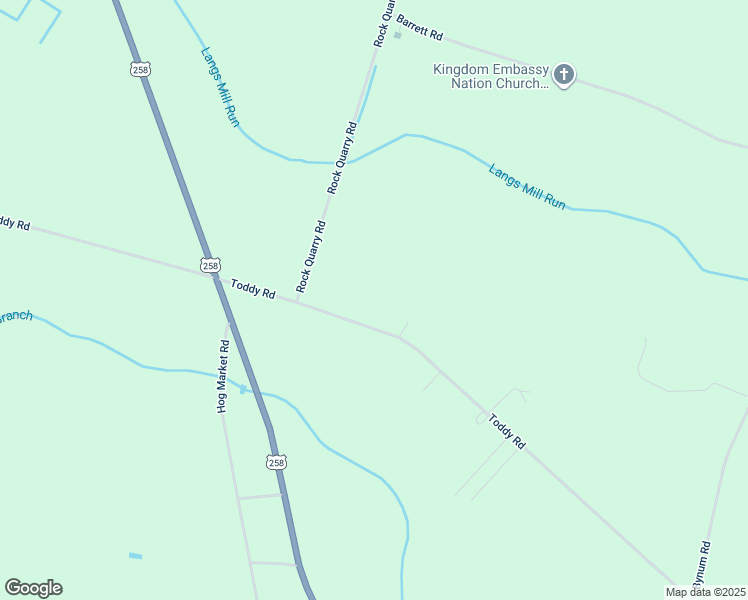 map of restaurants, bars, coffee shops, grocery stores, and more near 5340 Toddy Road in Farmville