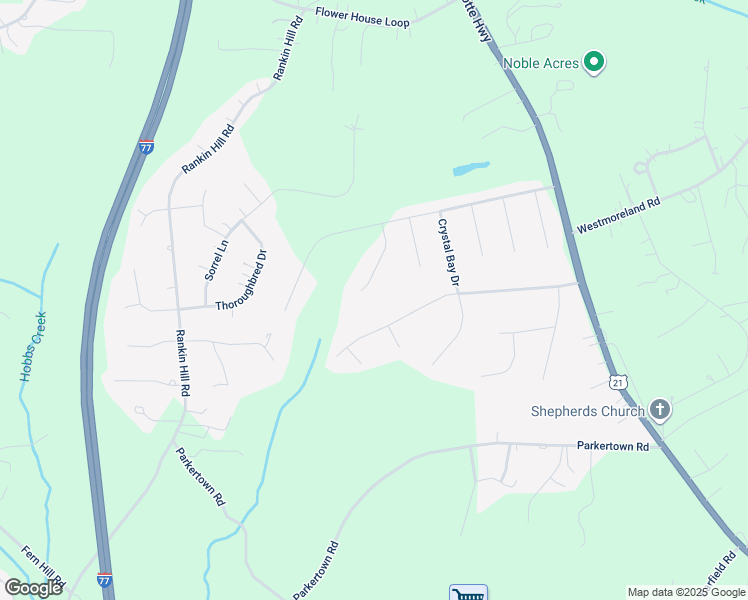 map of restaurants, bars, coffee shops, grocery stores, and more near 145 Tradewinds Court in Mooresville