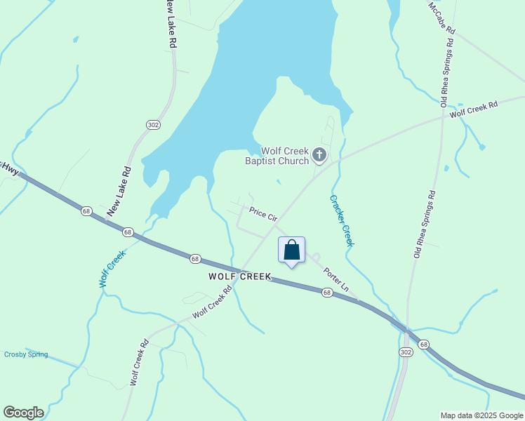 map of restaurants, bars, coffee shops, grocery stores, and more near 164 Price Circle in Spring City