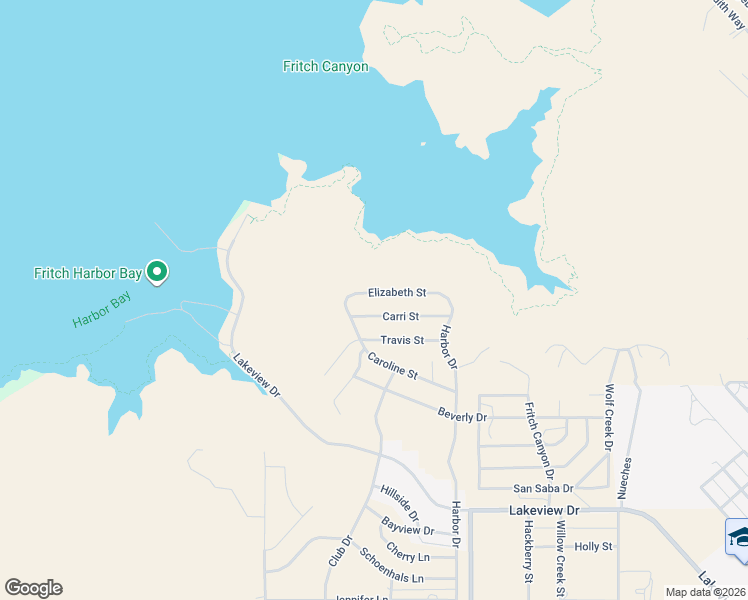 map of restaurants, bars, coffee shops, grocery stores, and more near 178 Elizabeth Street in Fritch