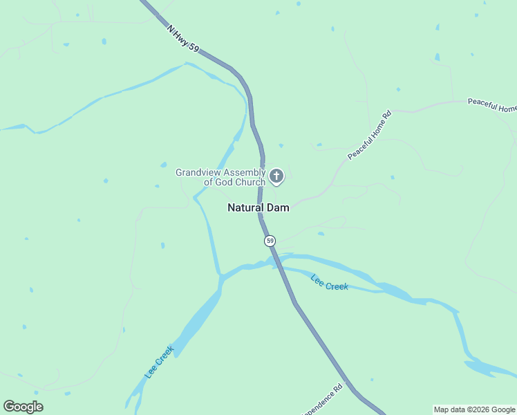 map of restaurants, bars, coffee shops, grocery stores, and more near in Natural Dam