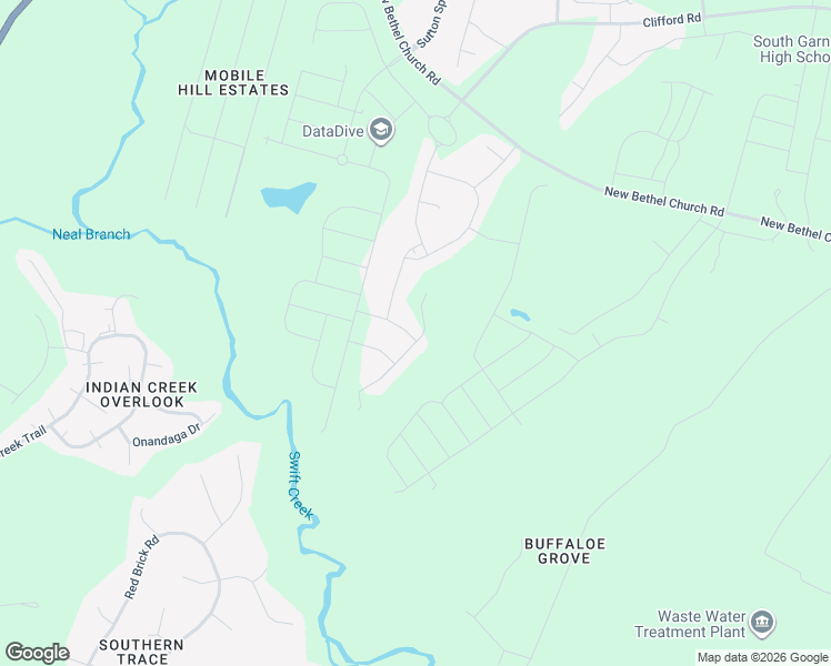map of restaurants, bars, coffee shops, grocery stores, and more near 100 Laporte Path in Garner