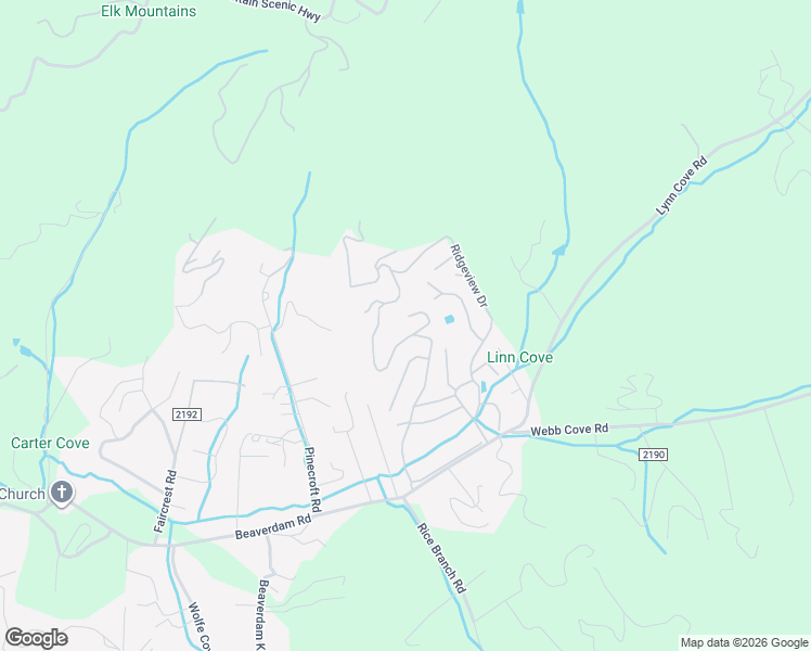 map of restaurants, bars, coffee shops, grocery stores, and more near 36 Stony Ridge in Asheville