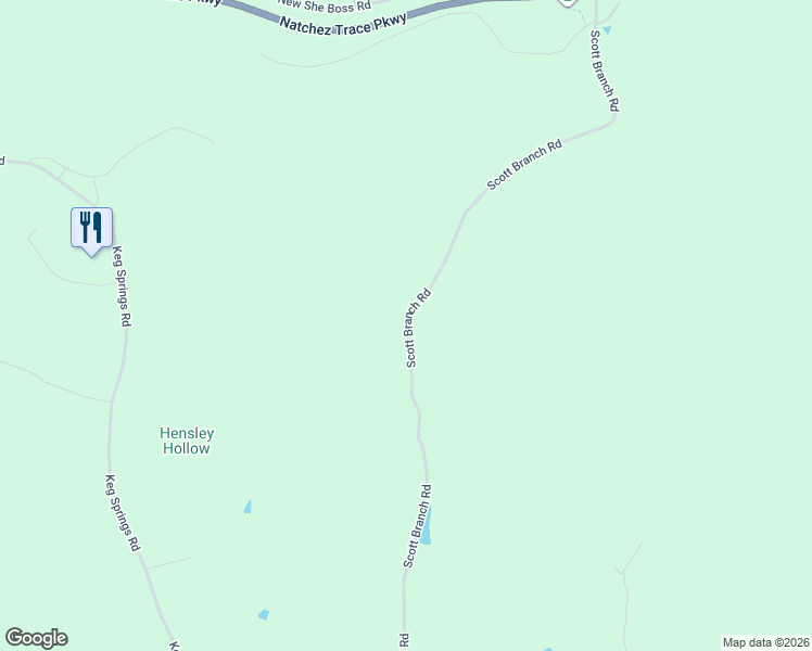 map of restaurants, bars, coffee shops, grocery stores, and more near 4977 Scott Branch Road in Hampshire