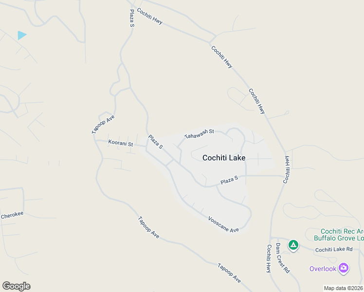 map of restaurants, bars, coffee shops, grocery stores, and more near 6403 Tahawash Street in Cochiti Lake