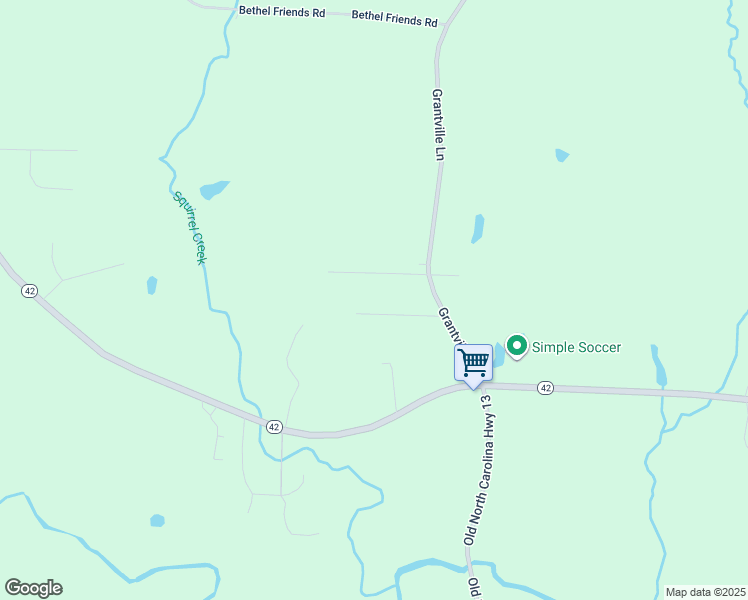 map of restaurants, bars, coffee shops, grocery stores, and more near Janice Acres Street in Randolph County