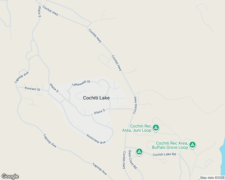 map of restaurants, bars, coffee shops, grocery stores, and more near 6555 Robin Street in Cochiti Lake