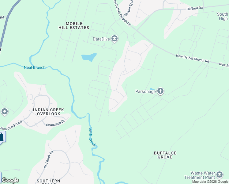 map of restaurants, bars, coffee shops, grocery stores, and more near 123 Laporte Path in Garner