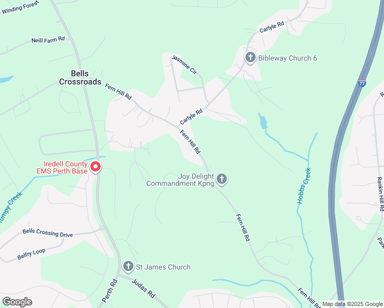 map of restaurants, bars, coffee shops, grocery stores, and more near 353 Fern Hill Road in Troutman