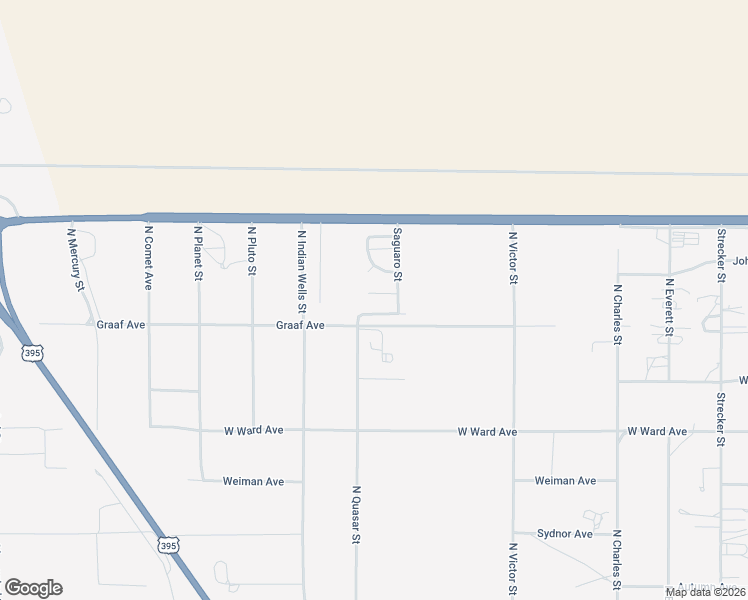 map of restaurants, bars, coffee shops, grocery stores, and more near 5238 Nolina Avenue in Ridgecrest