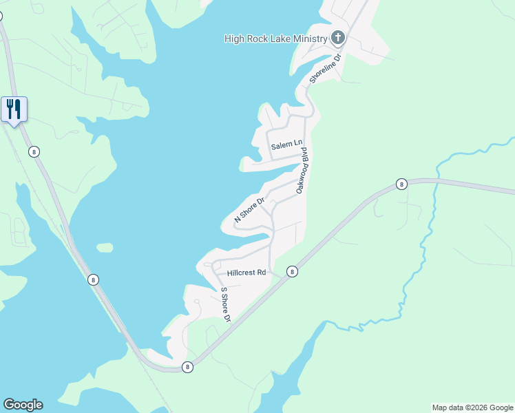 map of restaurants, bars, coffee shops, grocery stores, and more near 339 North Shore Drive in Lexington