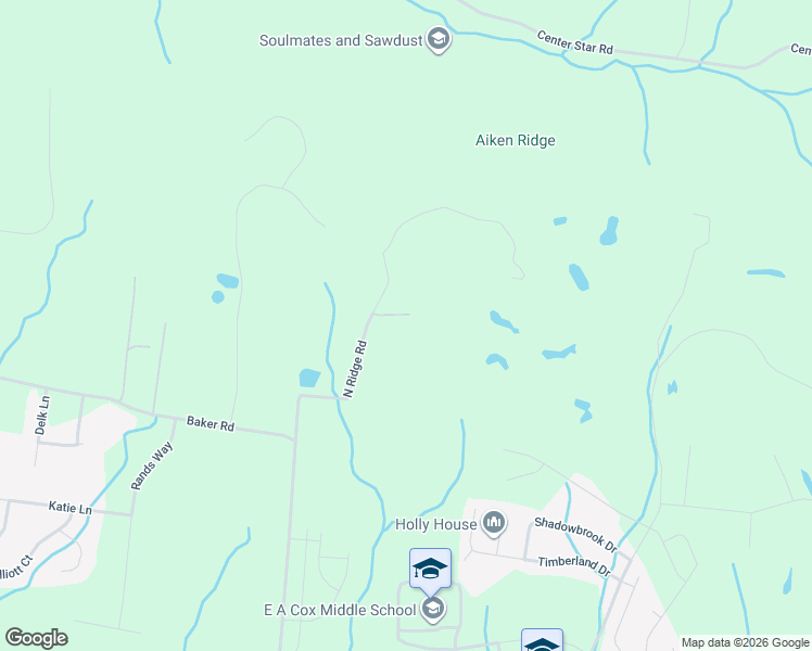 map of restaurants, bars, coffee shops, grocery stores, and more near 680 North Ridge Road in Columbia