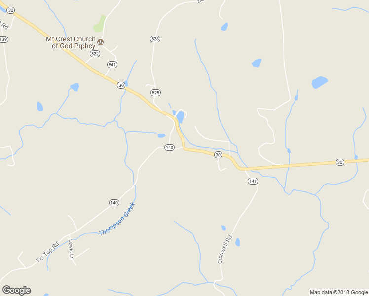 map of restaurants, bars, coffee shops, grocery stores, and more near Tennessee 30 in Pikeville