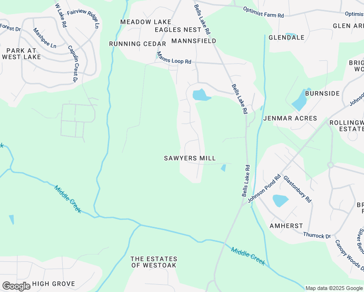 map of restaurants, bars, coffee shops, grocery stores, and more near 4724 Prochaven Lane in Apex
