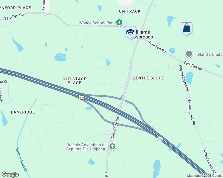 map of restaurants, bars, coffee shops, grocery stores, and more near 1021 Rolling Farm Drive in Raleigh