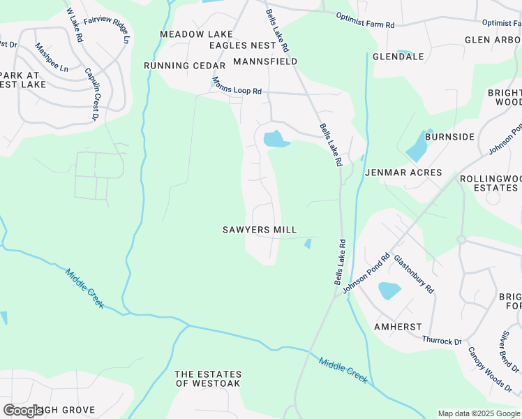 map of restaurants, bars, coffee shops, grocery stores, and more near 4713 Porchaven Lane in Apex