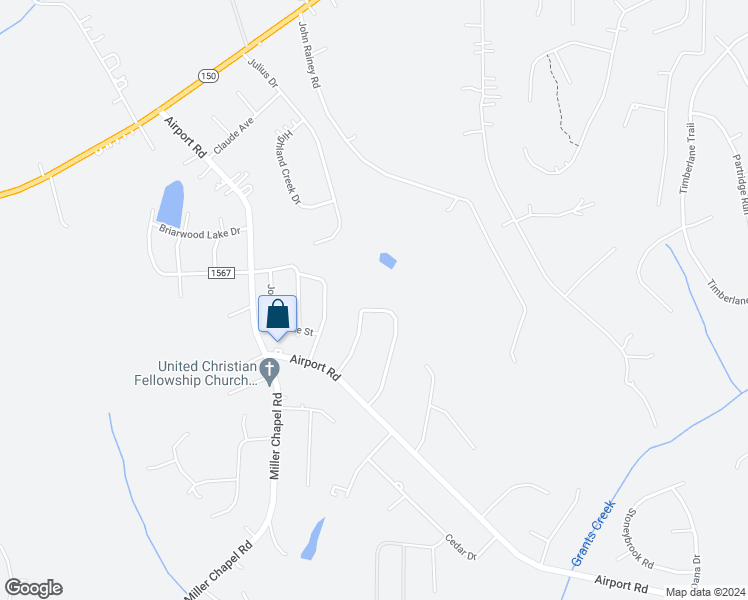 map of restaurants, bars, coffee shops, grocery stores, and more near 263 West Chamblee Drive in Salisbury