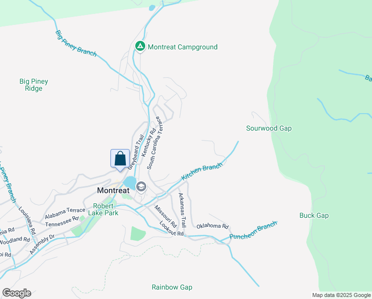 map of restaurants, bars, coffee shops, grocery stores, and more near in Montreat