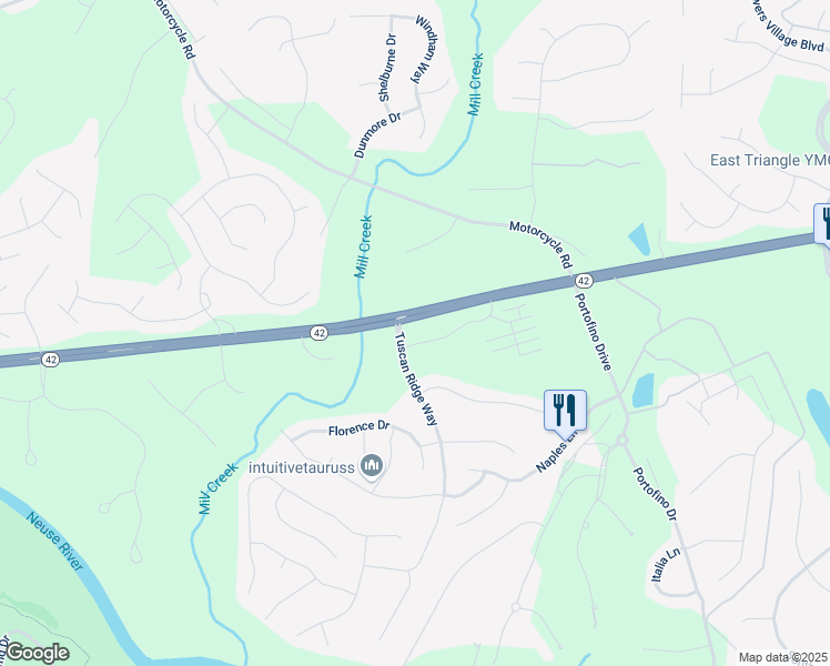 map of restaurants, bars, coffee shops, grocery stores, and more near 11 Verona Drive in Clayton