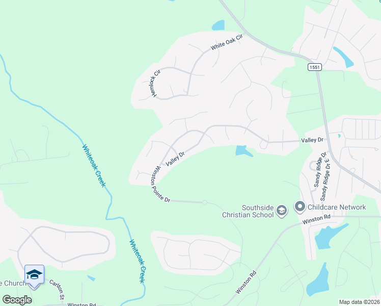 map of restaurants, bars, coffee shops, grocery stores, and more near 2533 Valley Drive in Clayton