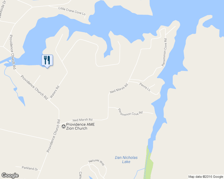 map of restaurants, bars, coffee shops, grocery stores, and more near 610 Ned Marsh Road in Salisbury