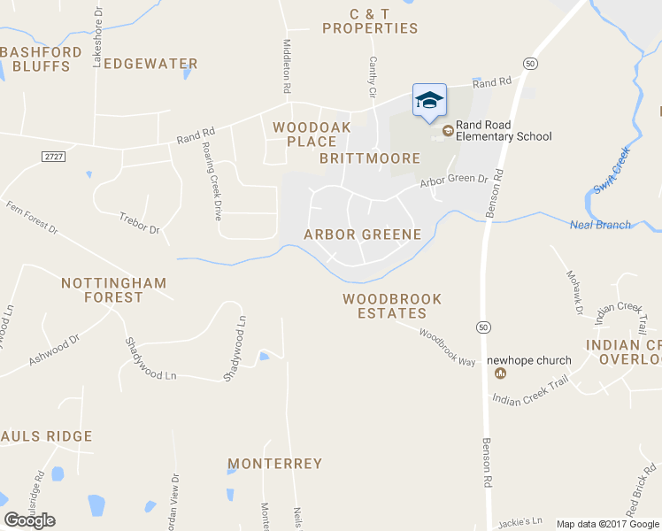 map of restaurants, bars, coffee shops, grocery stores, and more near 101 Cedar Key Landing in Garner