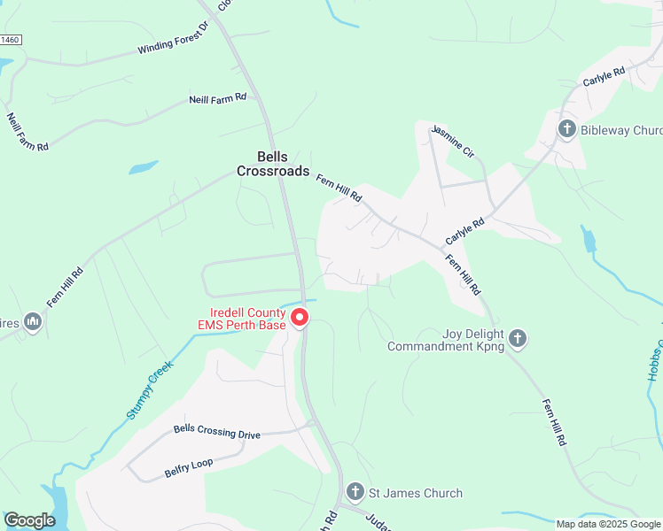 map of restaurants, bars, coffee shops, grocery stores, and more near 125 Knotty Pine Lane in Mooresville