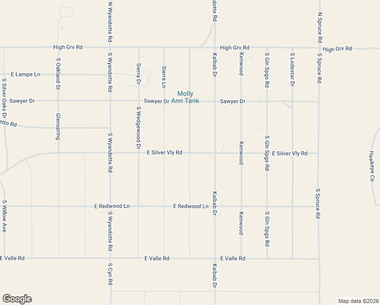 map of restaurants, bars, coffee shops, grocery stores, and more near South Hemlock Street in Valle