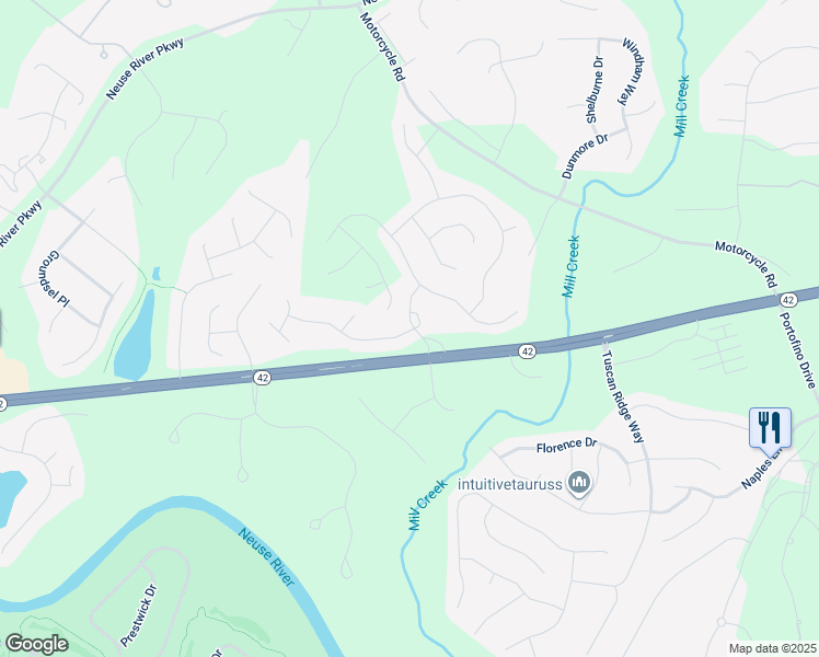 map of restaurants, bars, coffee shops, grocery stores, and more near 40 Carbone Lane in Clayton