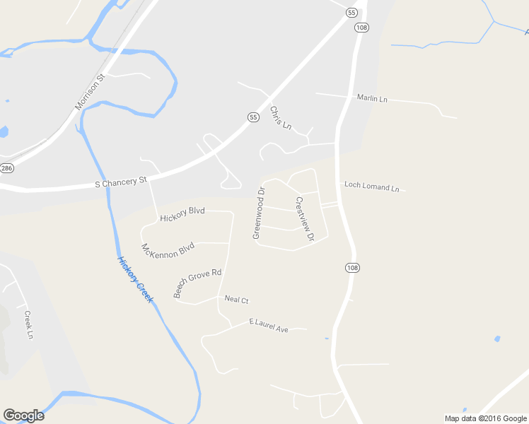 map of restaurants, bars, coffee shops, grocery stores, and more near 121 Cumberland Drive in McMinnville