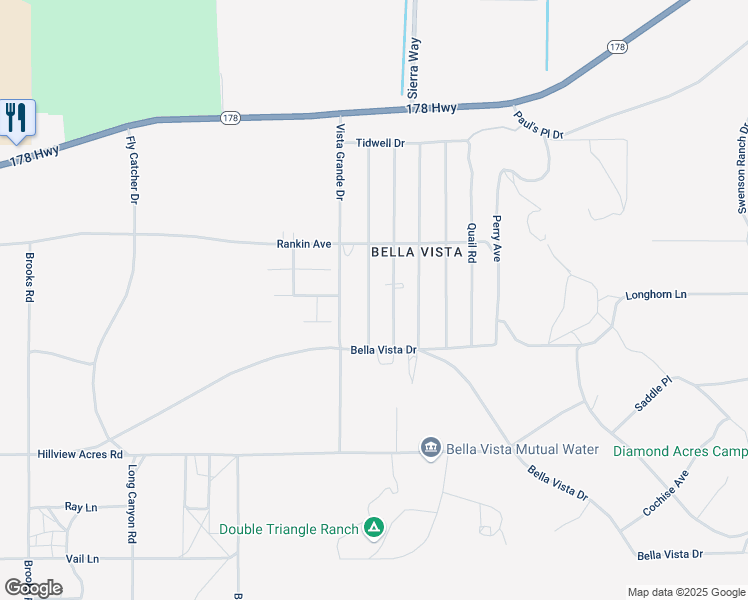 map of restaurants, bars, coffee shops, grocery stores, and more near 5366 Shoffstall Lane in Weldon