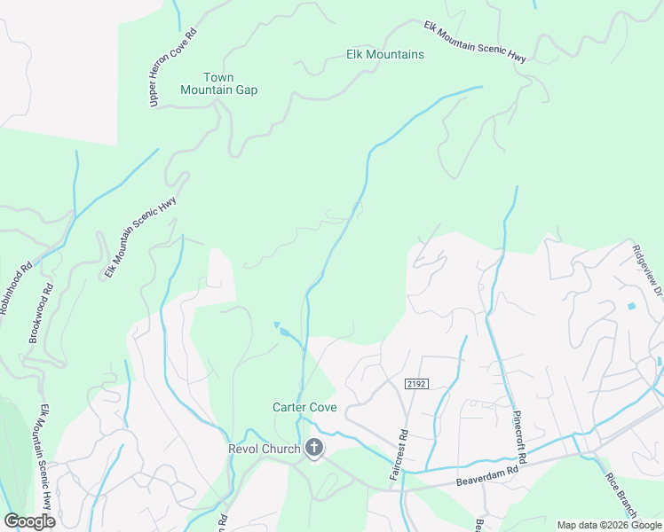 map of restaurants, bars, coffee shops, grocery stores, and more near 111 Carter Cove Road in Asheville