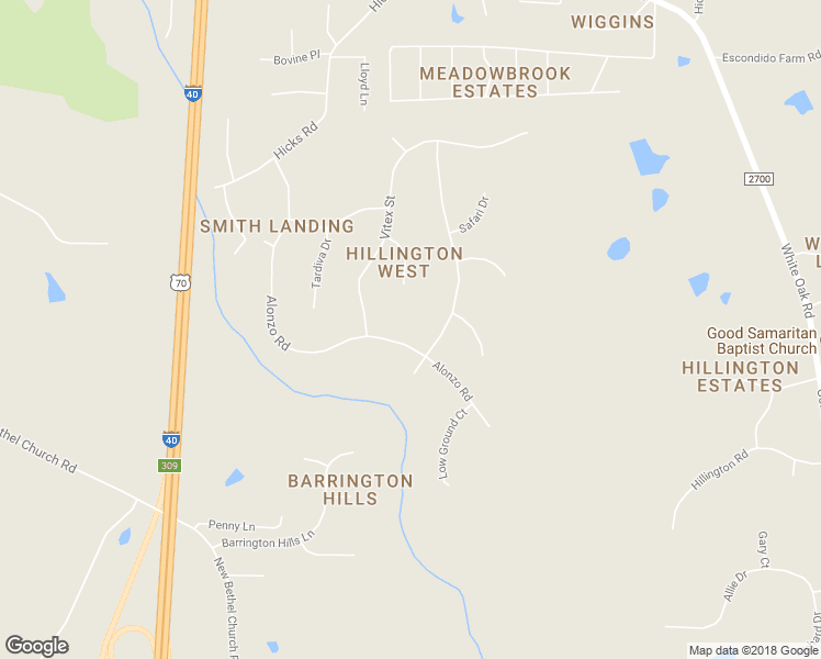 map of restaurants, bars, coffee shops, grocery stores, and more near 4613 Alonzo Rd in Garner