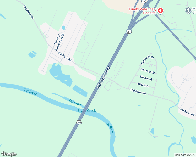 map of restaurants, bars, coffee shops, grocery stores, and more near 1107 Riverview Road in Greenville