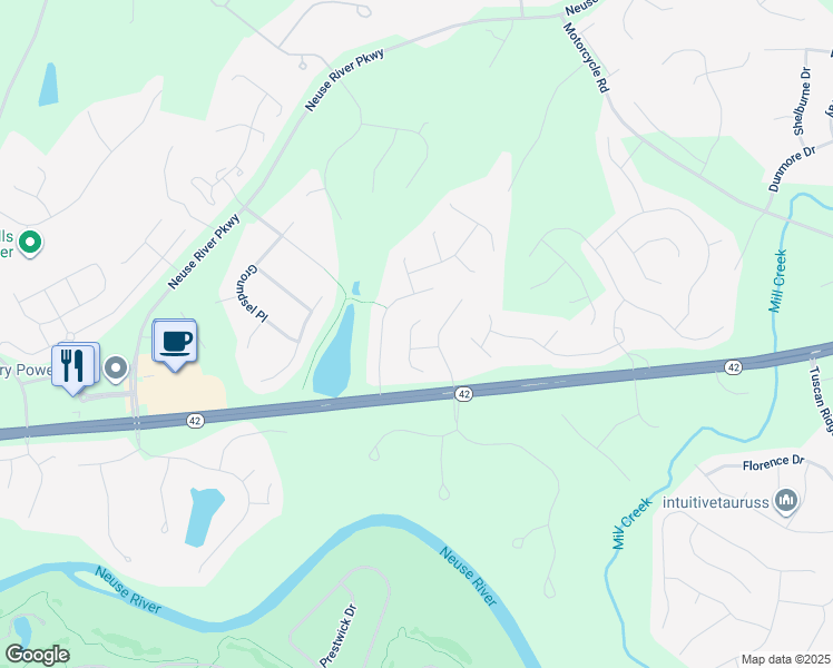 map of restaurants, bars, coffee shops, grocery stores, and more near 34 Valleyfield Drive in Clayton